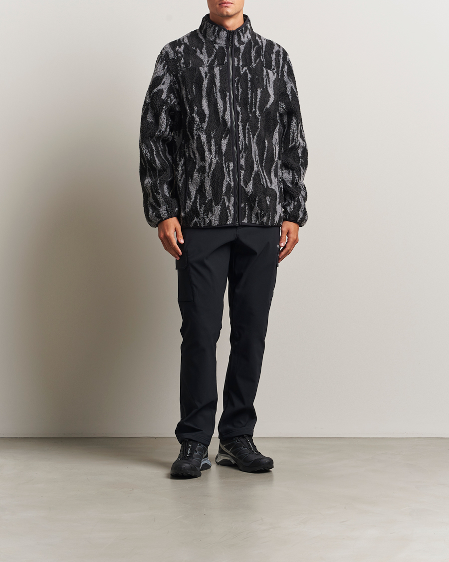 Men | Sweaters & Knitwear | Peak Performance | Graphic Heavy Pile Full Zip Winter Shard