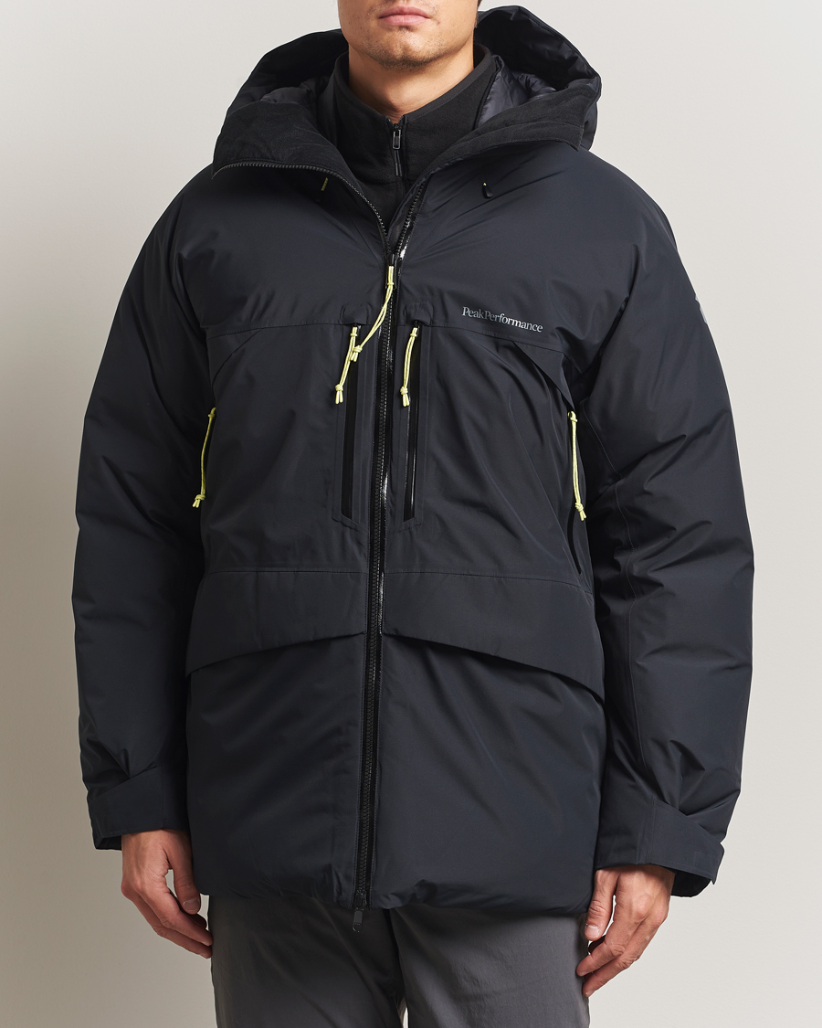 Men | Coats & Jackets | Peak Performance | Mountain Line Down Parka Black