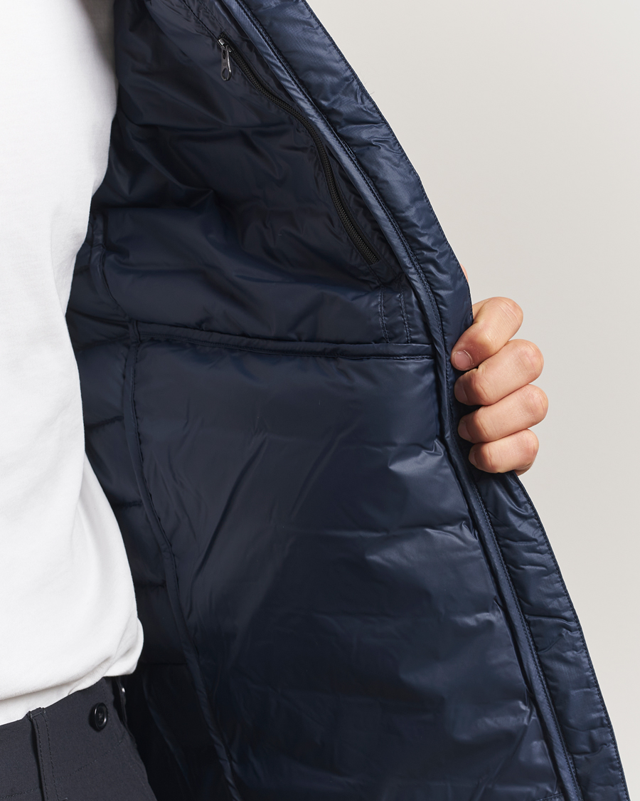 Men | Coats & Jackets | Peak Performance | Frost Down Hooded Jacket Blue Shadow