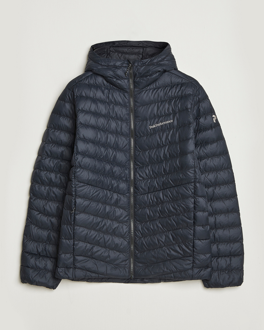 Men | Coats & Jackets | Peak Performance | Frost Down Hooded Jacket Black