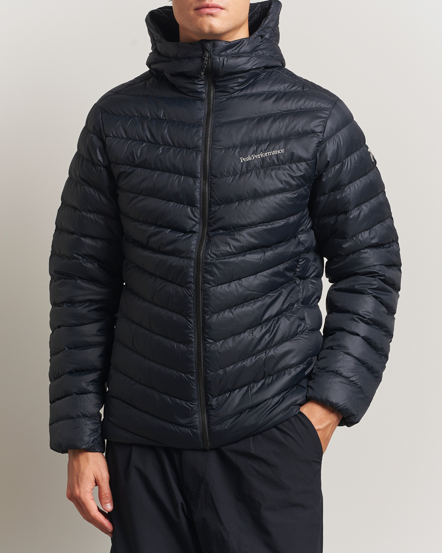 Men | Coats & Jackets | Peak Performance | Frost Down Hooded Jacket Black