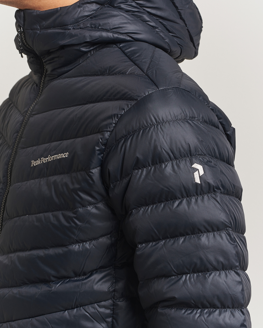 Men | Coats & Jackets | Peak Performance | Frost Down Hooded Jacket Black