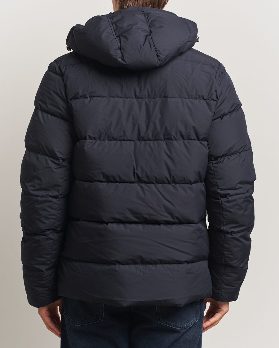 Men | Coats & Jackets | Pyrenex | Spoutnic Mini Ripstop Hooded Down Jacket Deep Ink