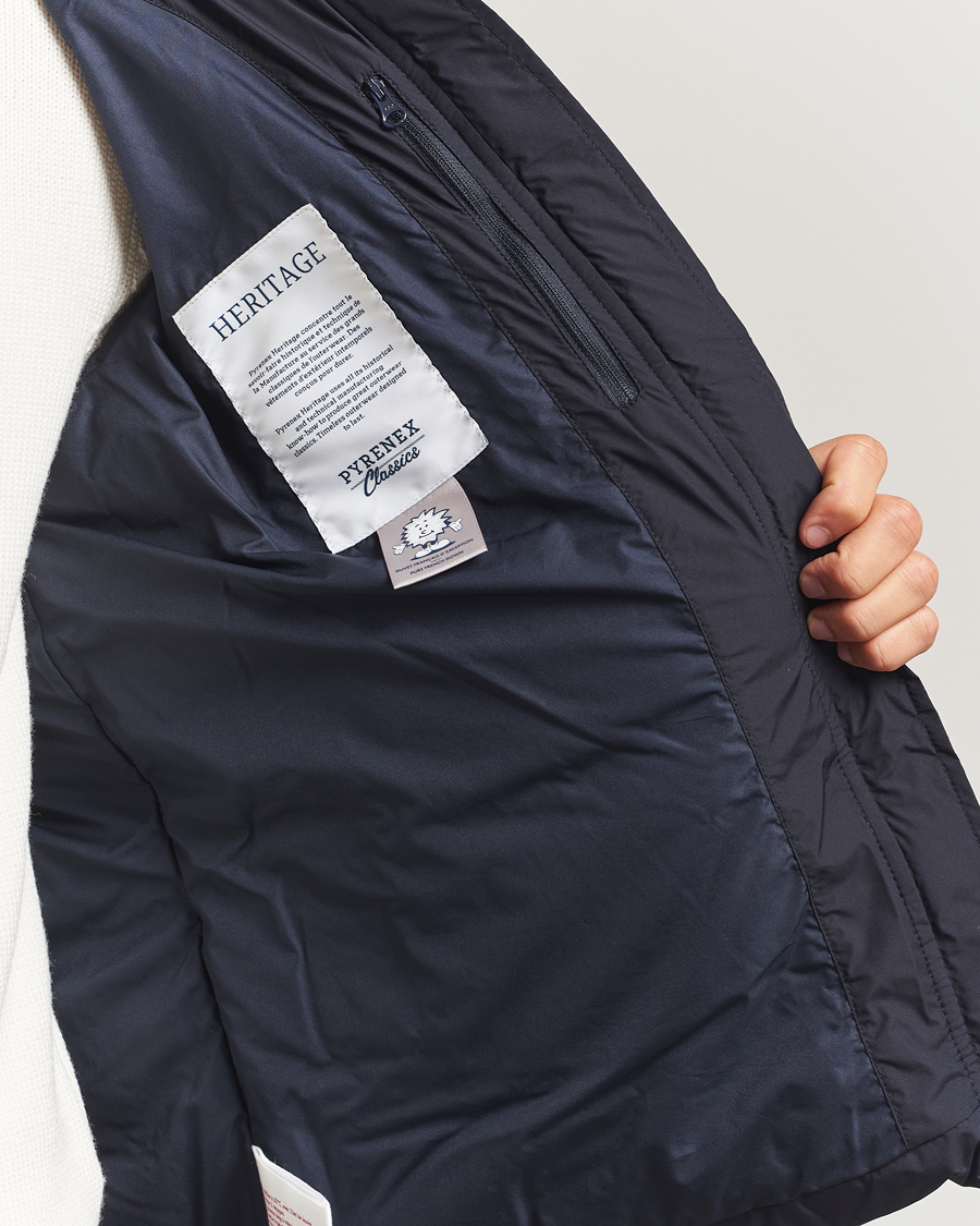 Men | Coats & Jackets | Pyrenex | Spoutnic Mini Ripstop Hooded Down Jacket Deep Ink