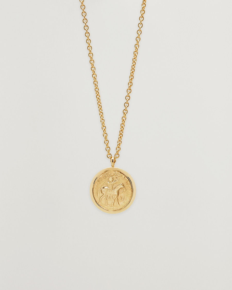 Men | Jewellery | Tom Wood | Coin Pendant Necklace Gold