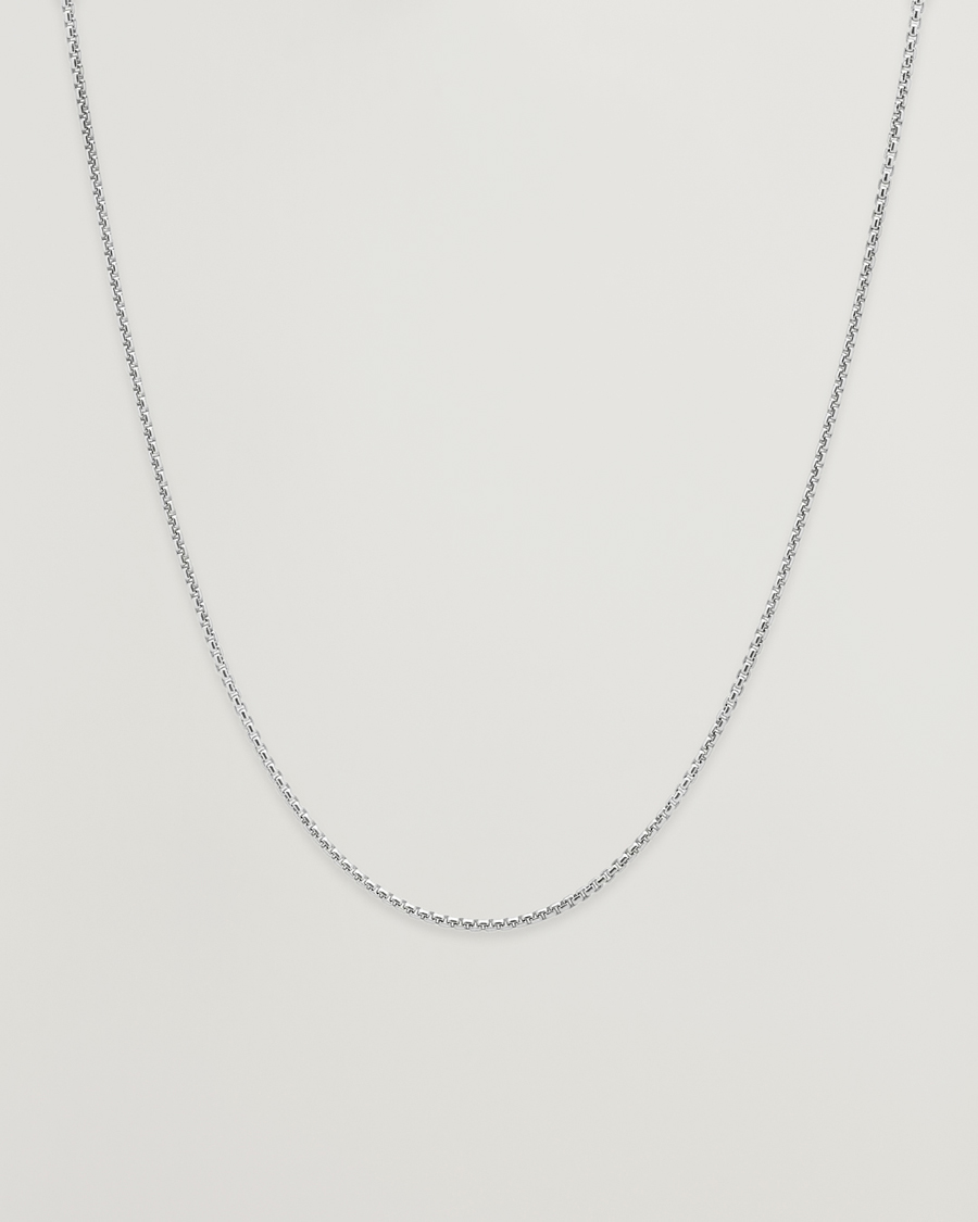 Men | Jewellery | Tom Wood | Lee Chain Slim Silver