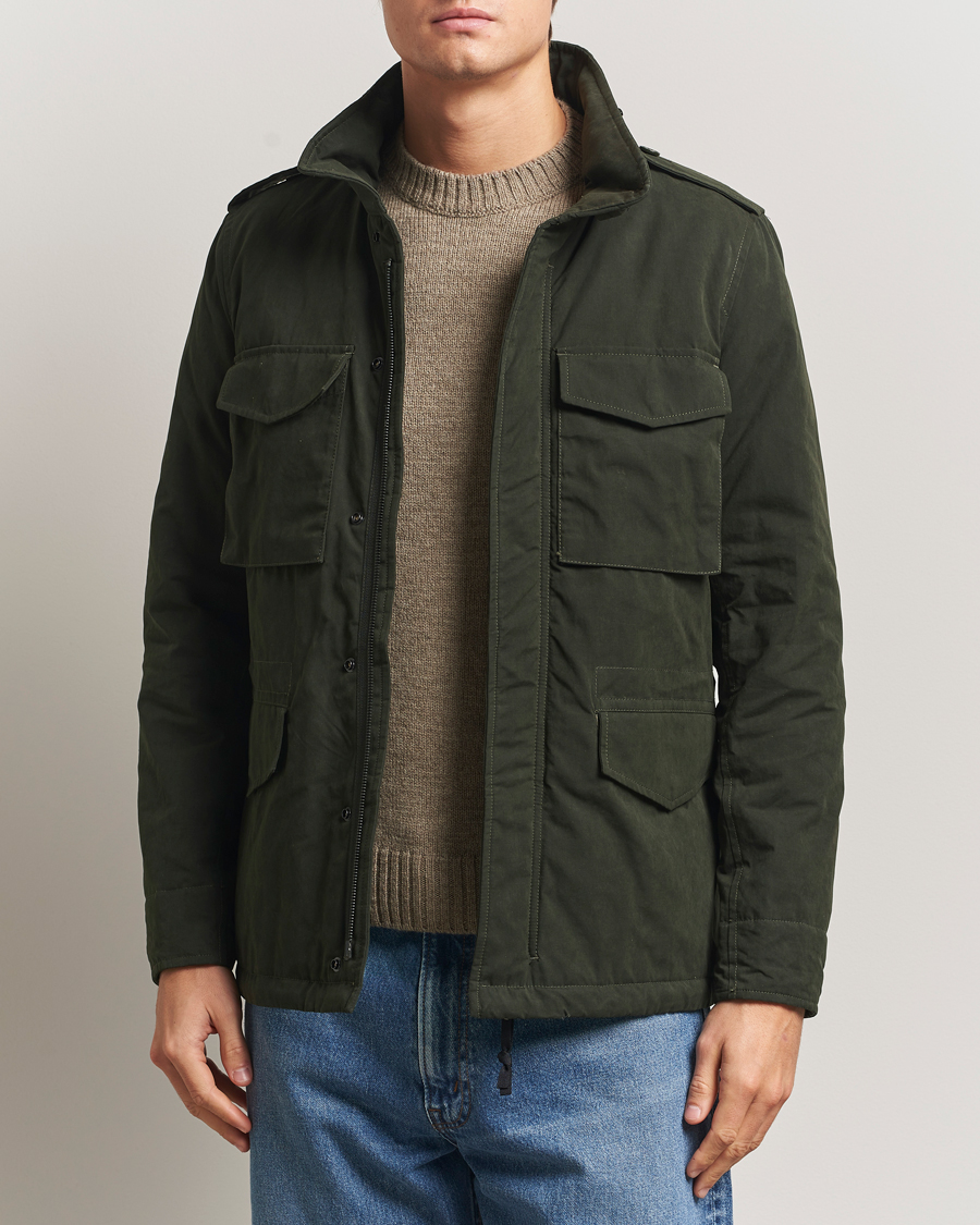 Aspesi Minifield Cotton Field Jacket Military at CareOfCarl.com