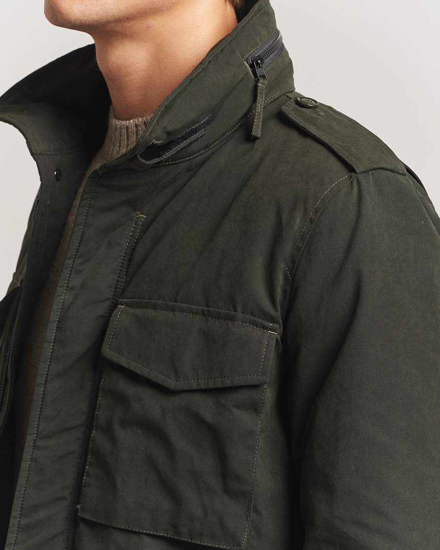 Men | Coats & Jackets | Aspesi | Minifield Cotton Field Jacket Military