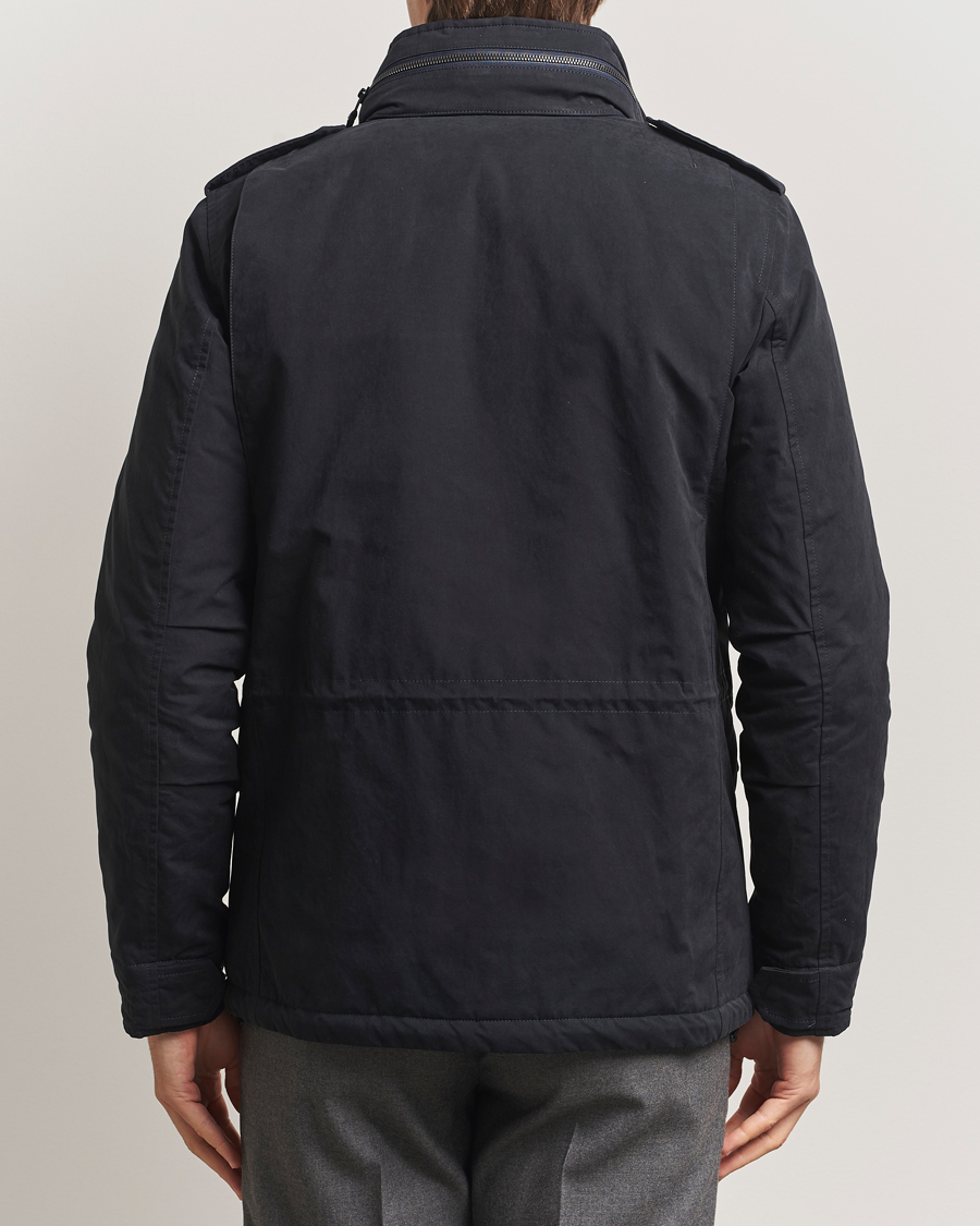 Men | Coats & Jackets | Aspesi | Minifield Cotton Field Jacket Navy