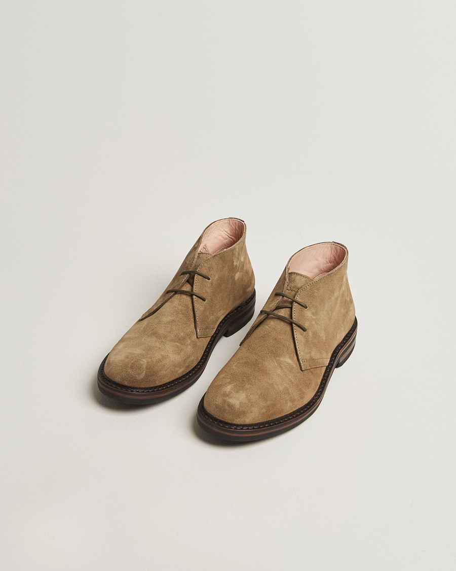 Men | Boots | Astorflex | Greenflex Dainite Desert Boot Stone Suede