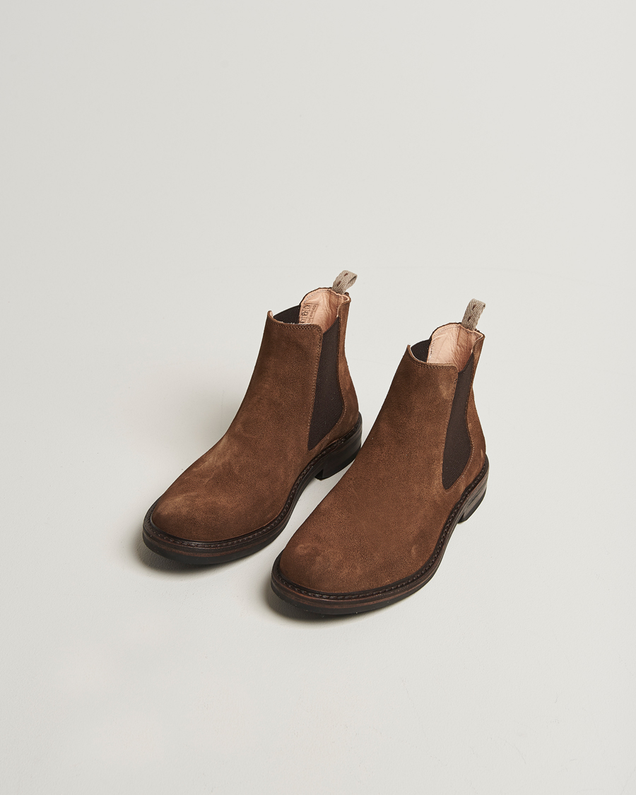 Men | Boots | Astorflex | Bitflex Dainite Chelsea Boot Dark Khaki Suede