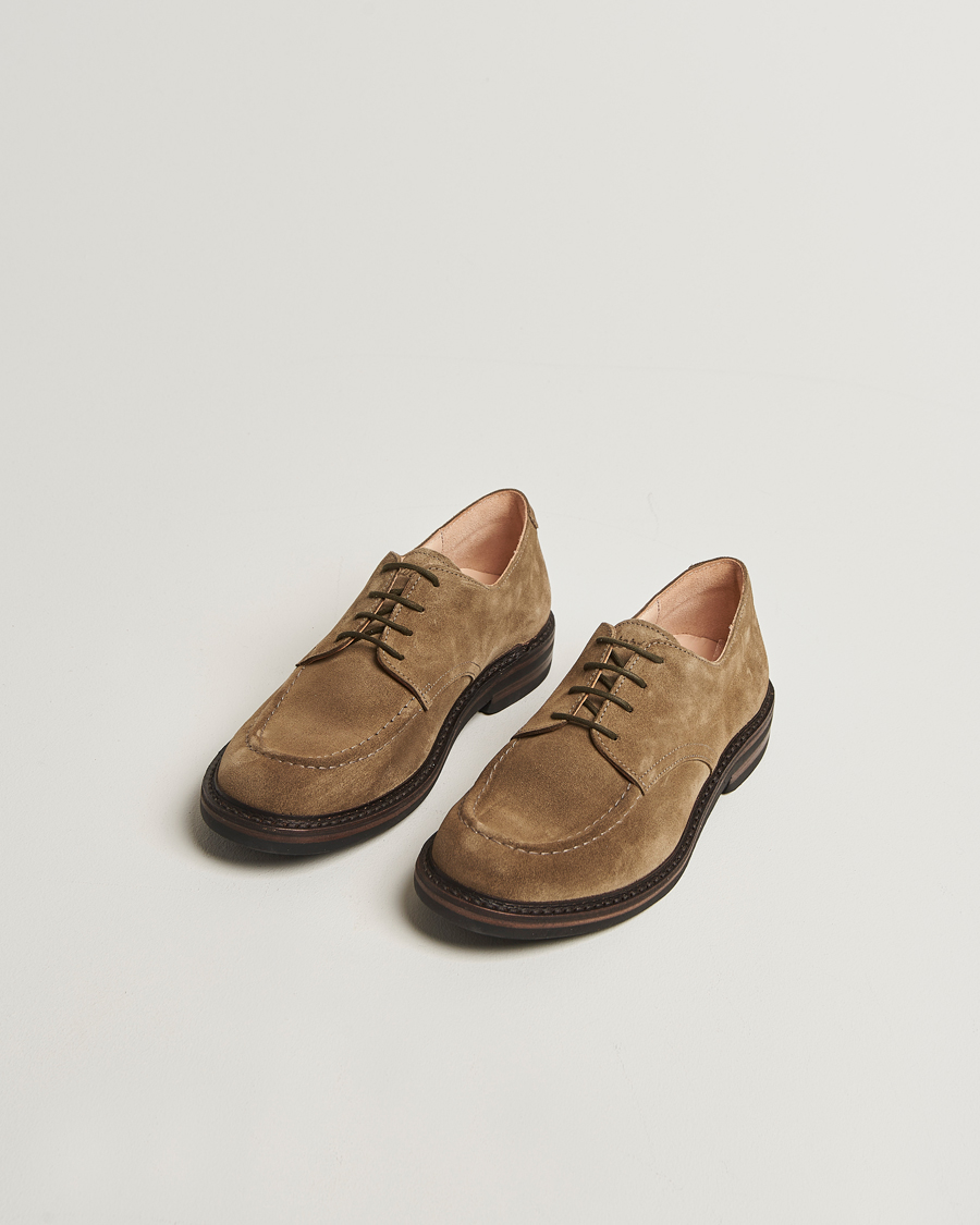 Men | Derby Shoes | Astorflex | Carlflex Moc Toe Stone Suede