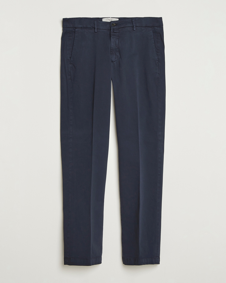 Men | Trousers | Briglia 1949 | Soho Tailored Easy Fit Chino Navy