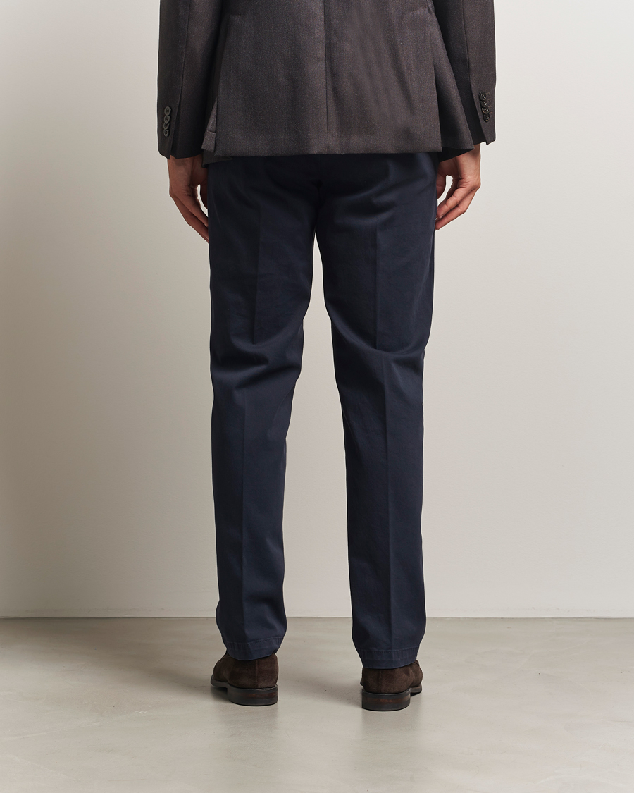 Men | Trousers | Briglia 1949 | Soho Tailored Easy Fit Chino Navy