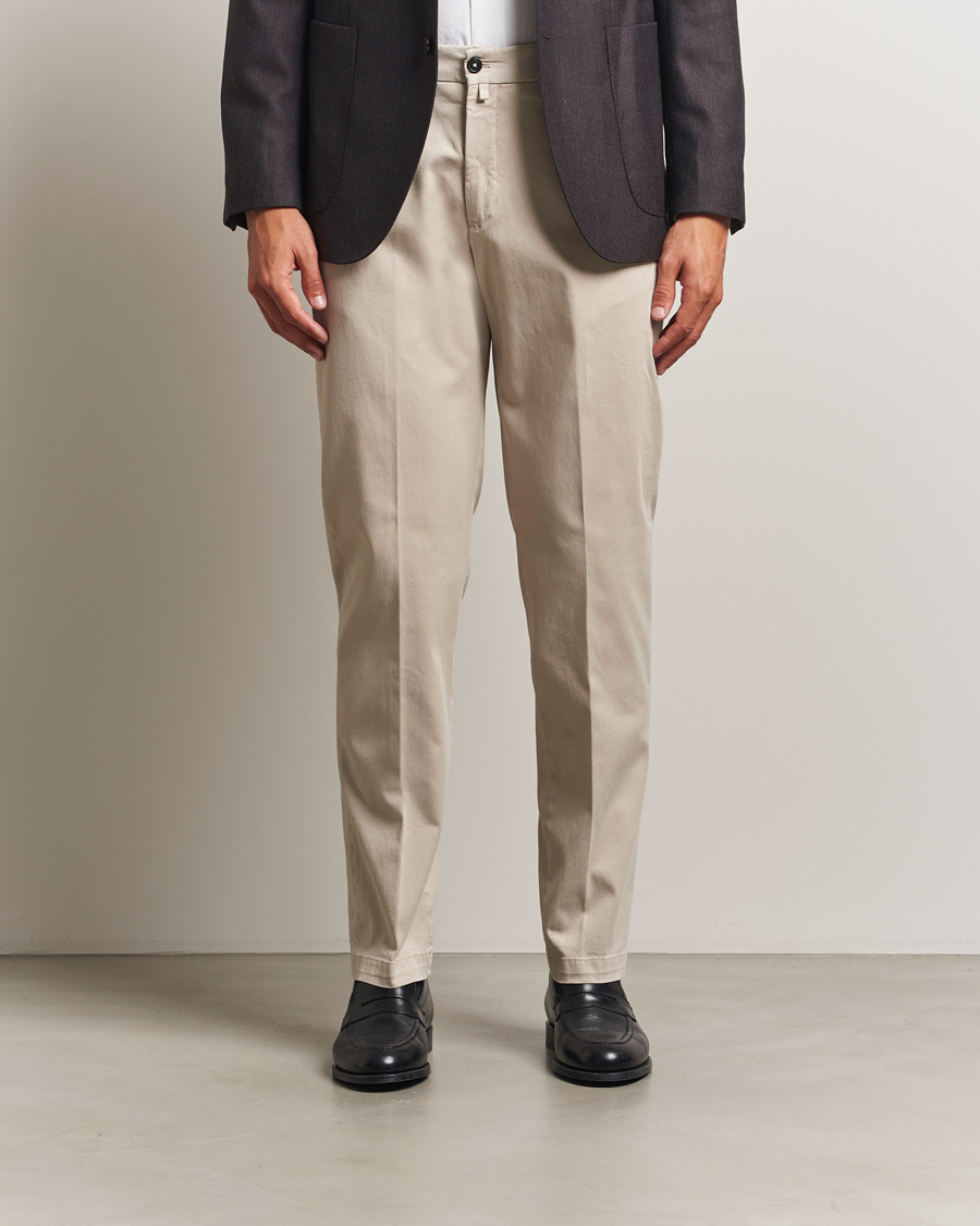Men | Trousers | Briglia 1949 | Soho Tailored Easy Fit Chino Beige
