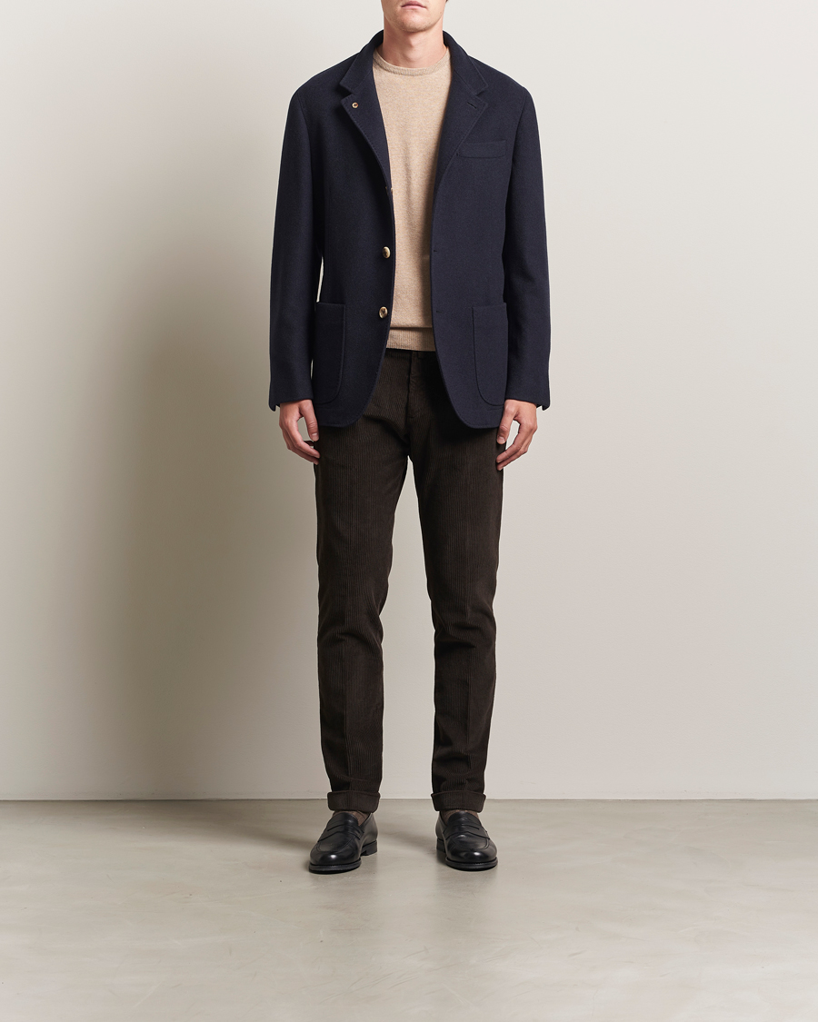 Men | Coats & Jackets | Brunello Cucinelli | Cashmere City Jacket Navy