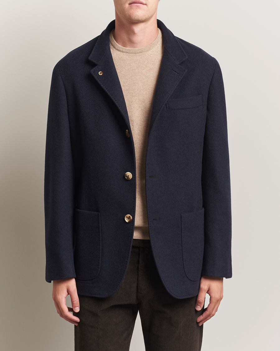 Men | Coats & Jackets | Brunello Cucinelli | Cashmere City Jacket Navy