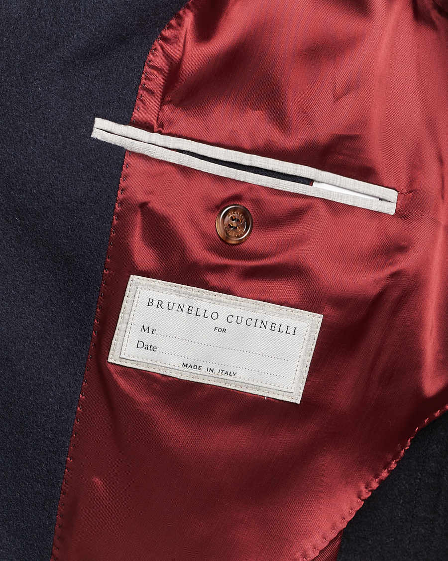 Men | Coats & Jackets | Brunello Cucinelli | Cashmere City Jacket Navy