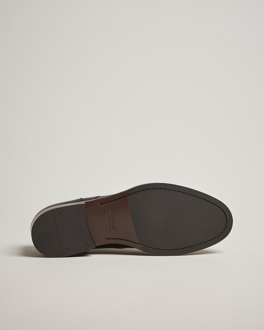 Men | Derby Shoes | Brunello Cucinelli | Moc Toe Derby Dark Brown Calf