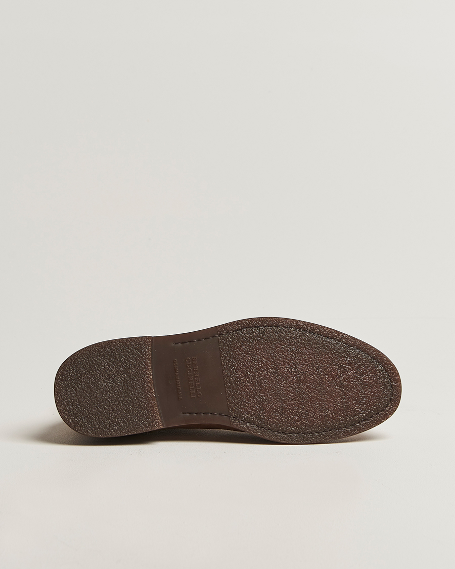 Men | Boots | Brunello Cucinelli | Chelsea Boots Brown Suede