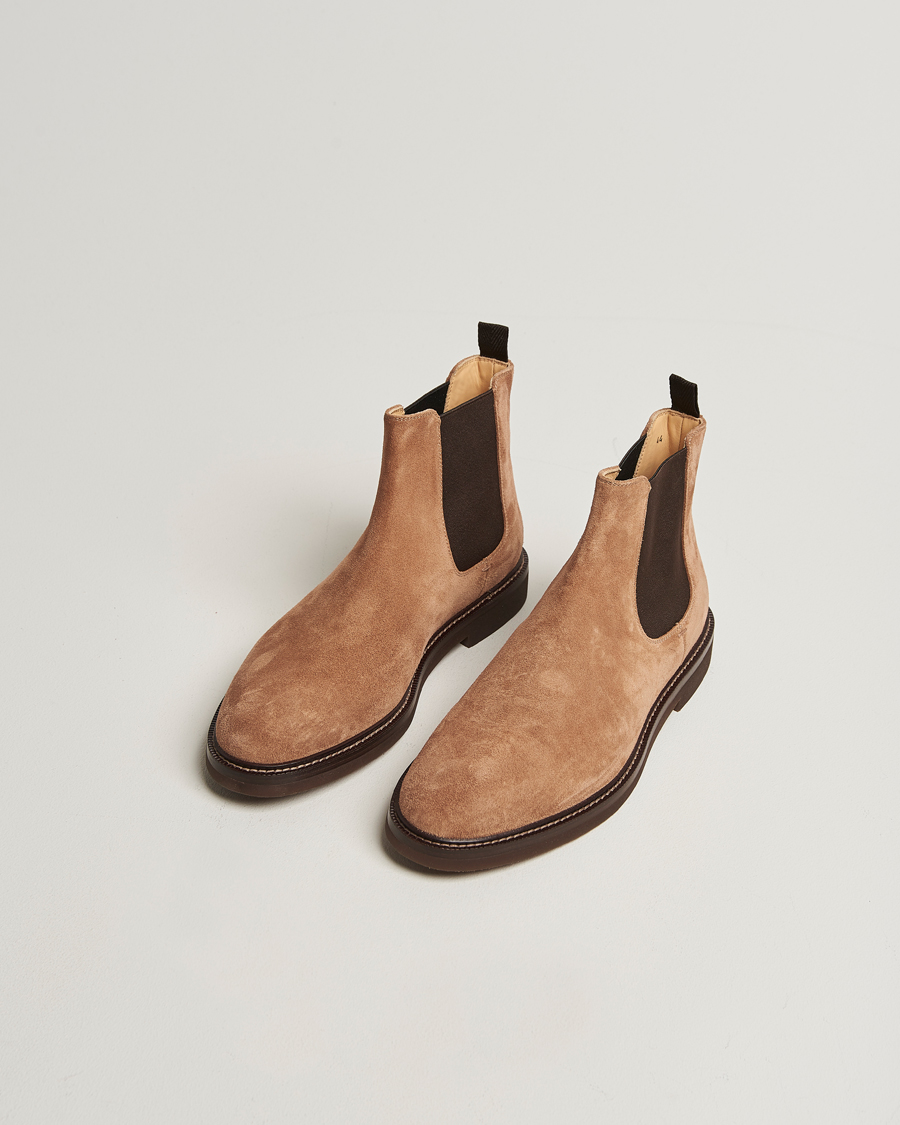 Men | Boots | Brunello Cucinelli | Chelsea Boots Brown Suede