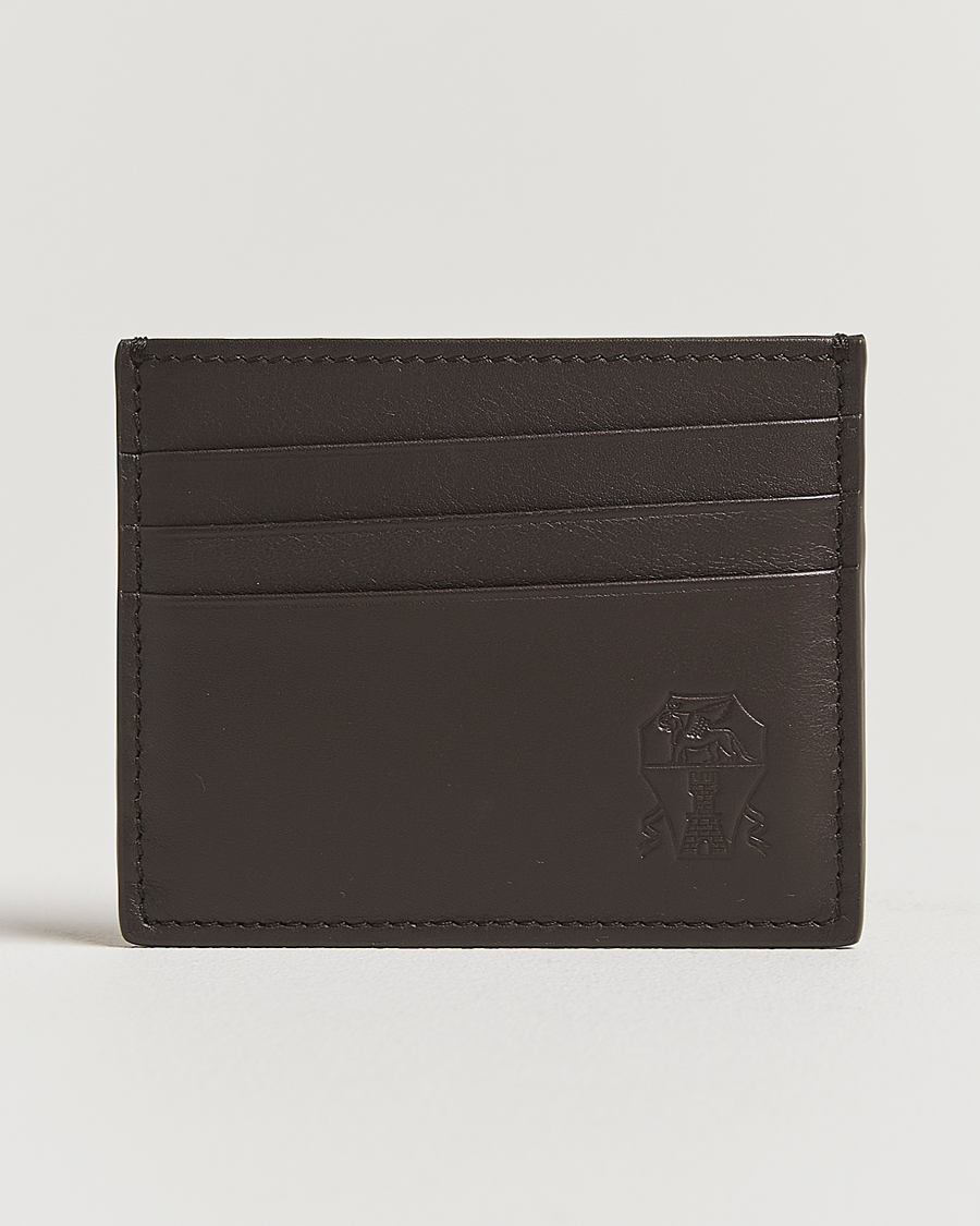Men | Wallets | Brunello Cucinelli | Leather Cardholder Dark Brown Calf