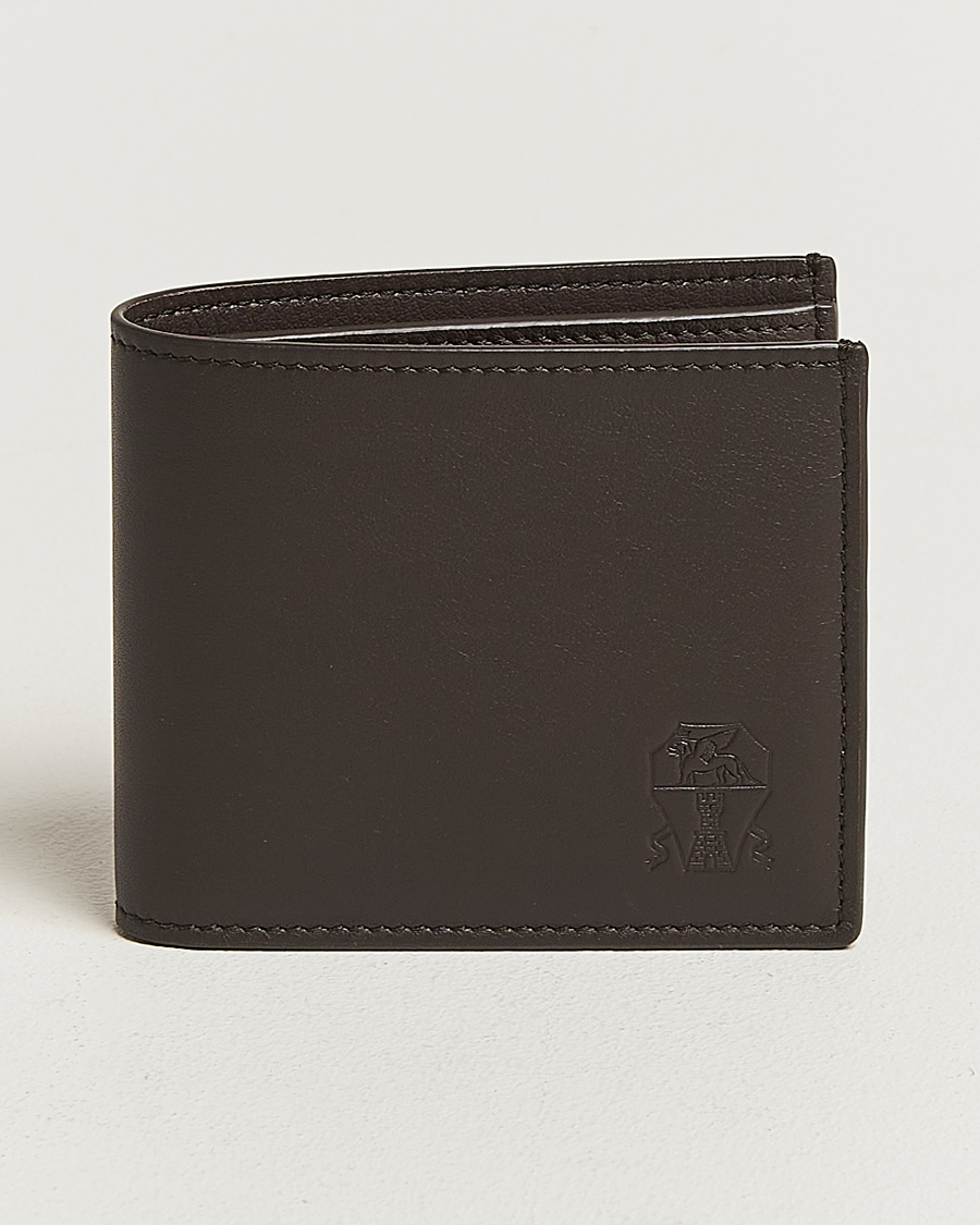 Men | Wallets | Brunello Cucinelli | Leather Wallet Dark Brown Calf