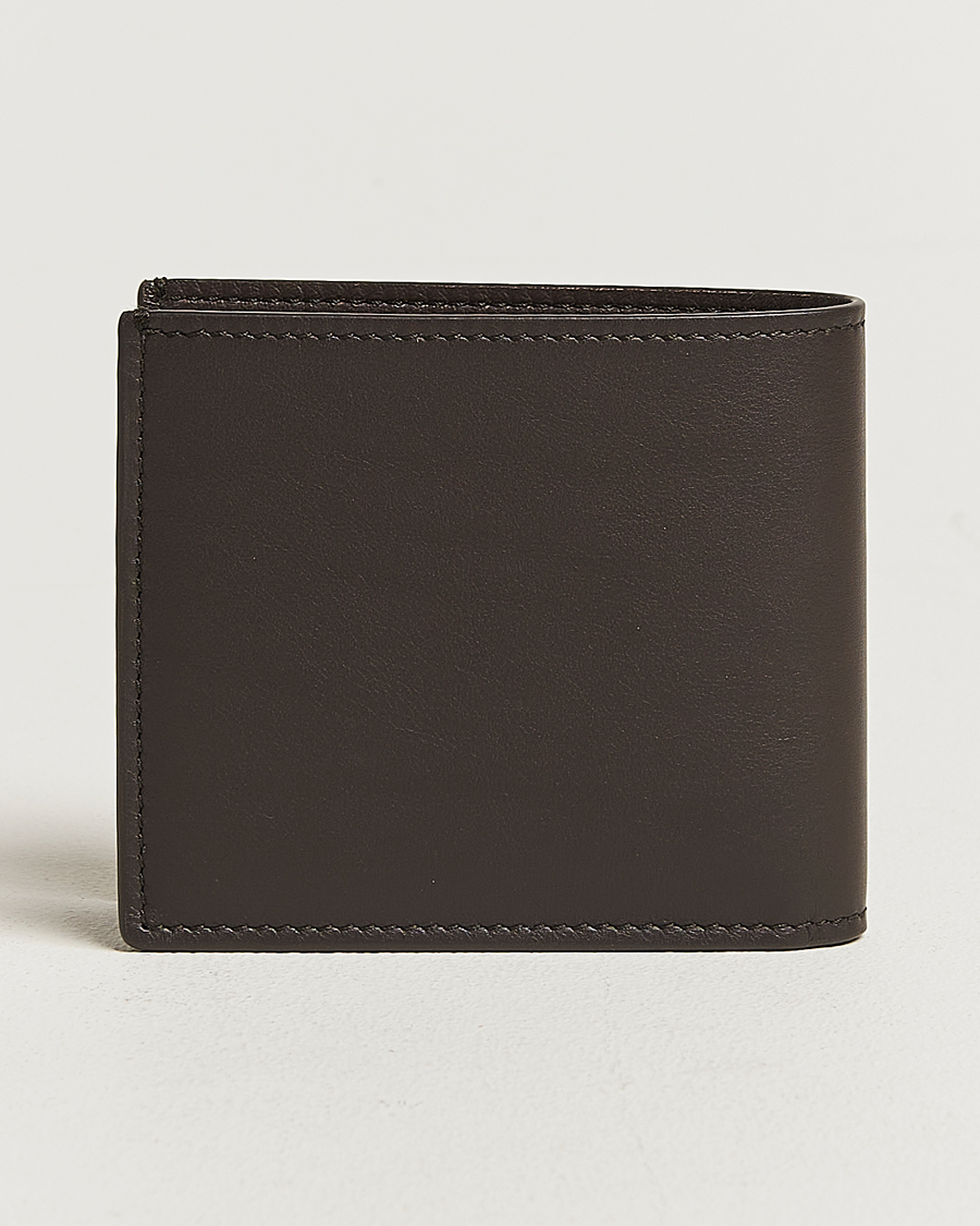 Men | Wallets | Brunello Cucinelli | Leather Wallet Dark Brown Calf