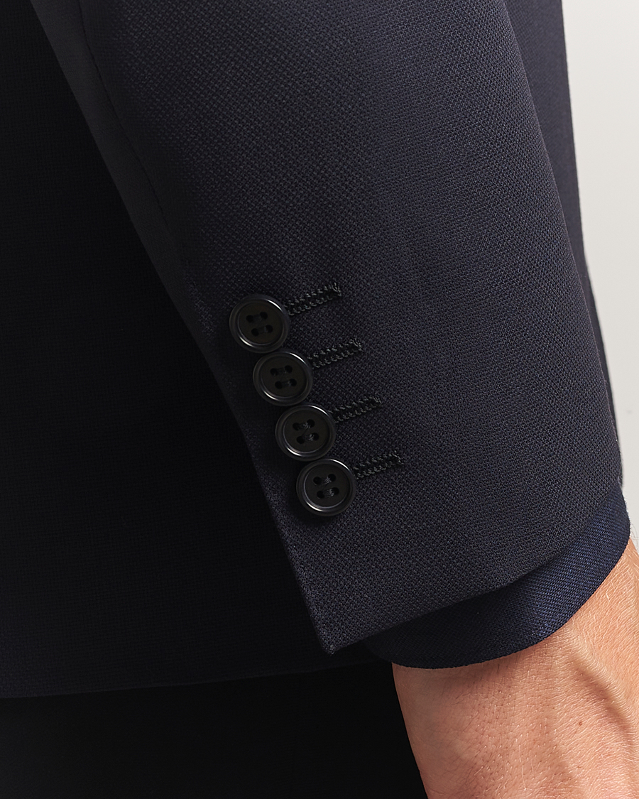 Men | Blazers | Canali | Travel Wool Blazer Navy
