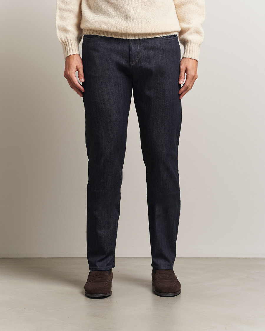 Men | Jeans | Canali | Slim Fit Jeans Dark Rinse