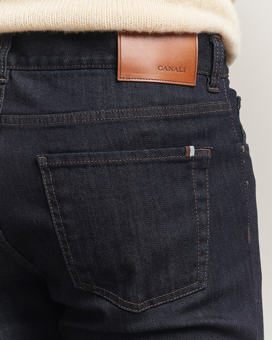 Men | Jeans | Canali | Slim Fit Jeans Dark Rinse