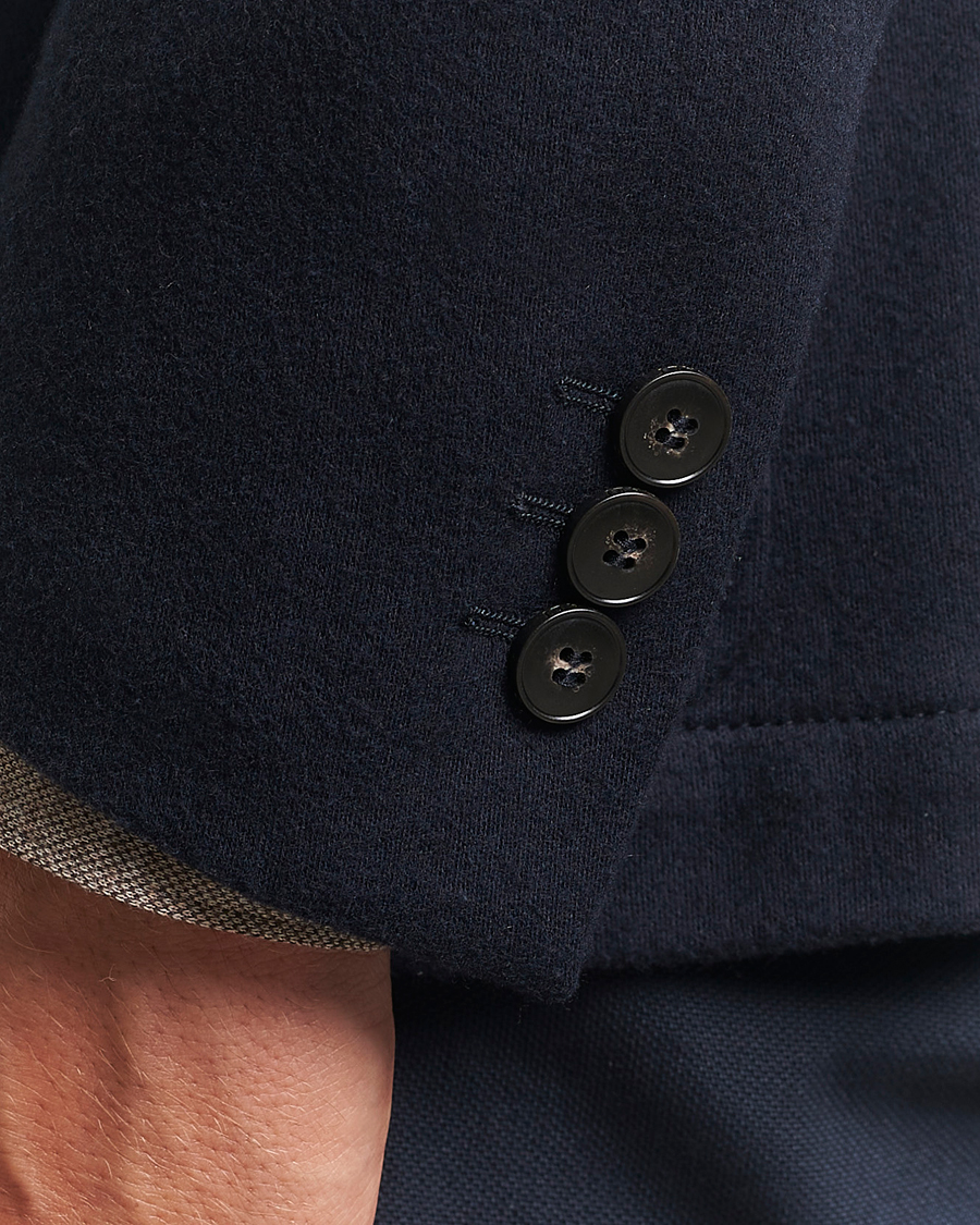 Men | Blazers | Canali | Cotton/Cashmere Jersey Blazer Navy