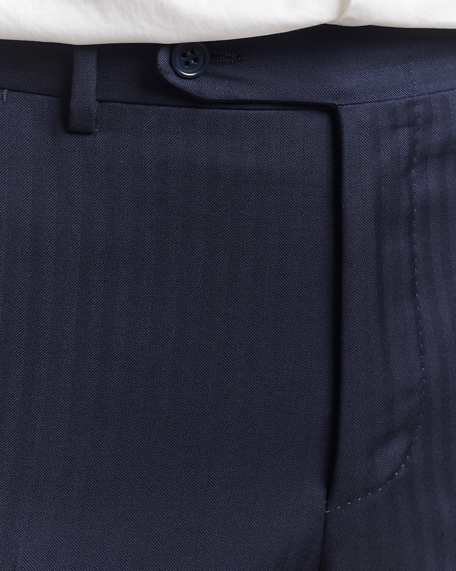 Men | Suits | Canali | Capri Wool Suit Navy