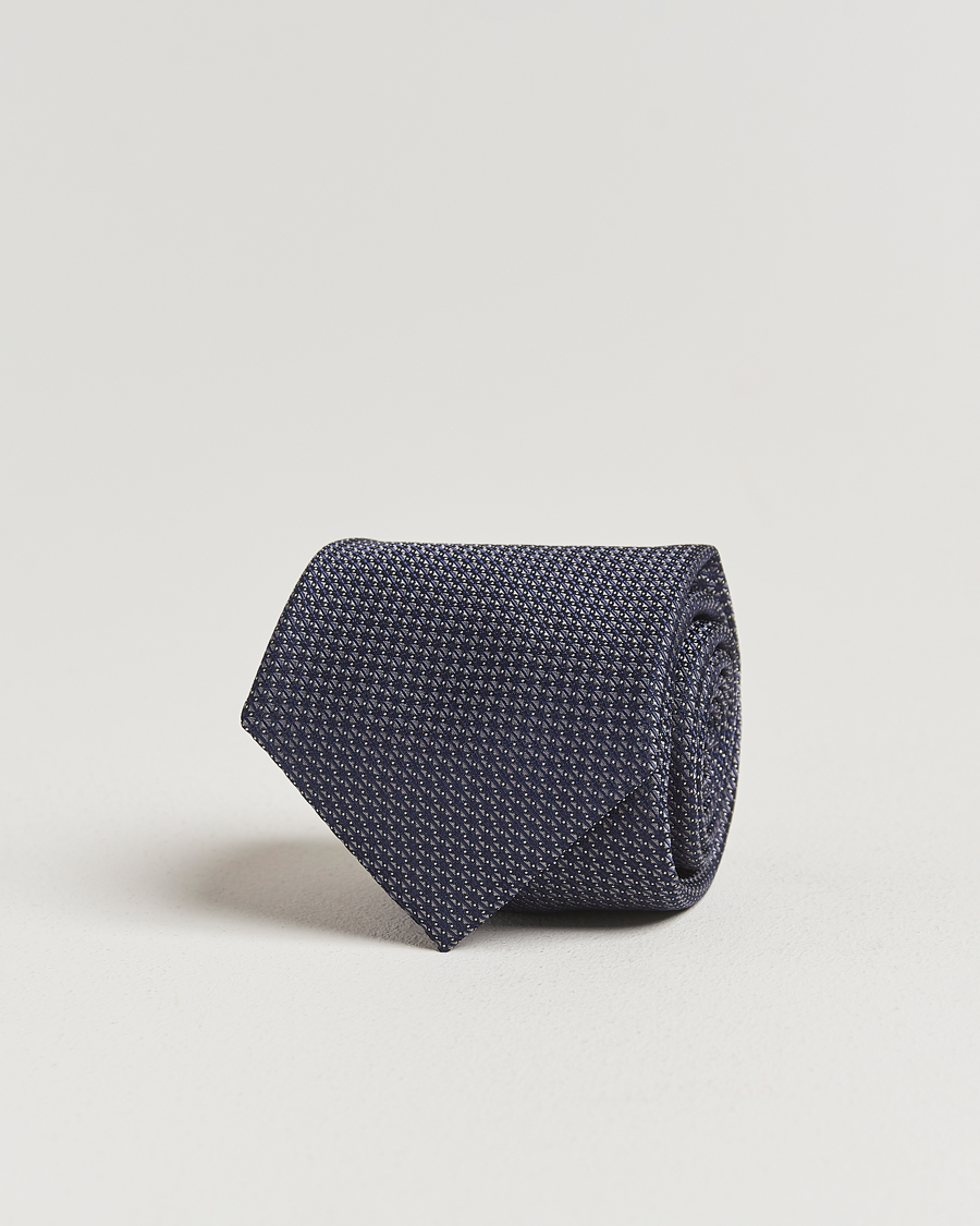 Men | Ties | Canali | 5-Fold Silk Tie Navy