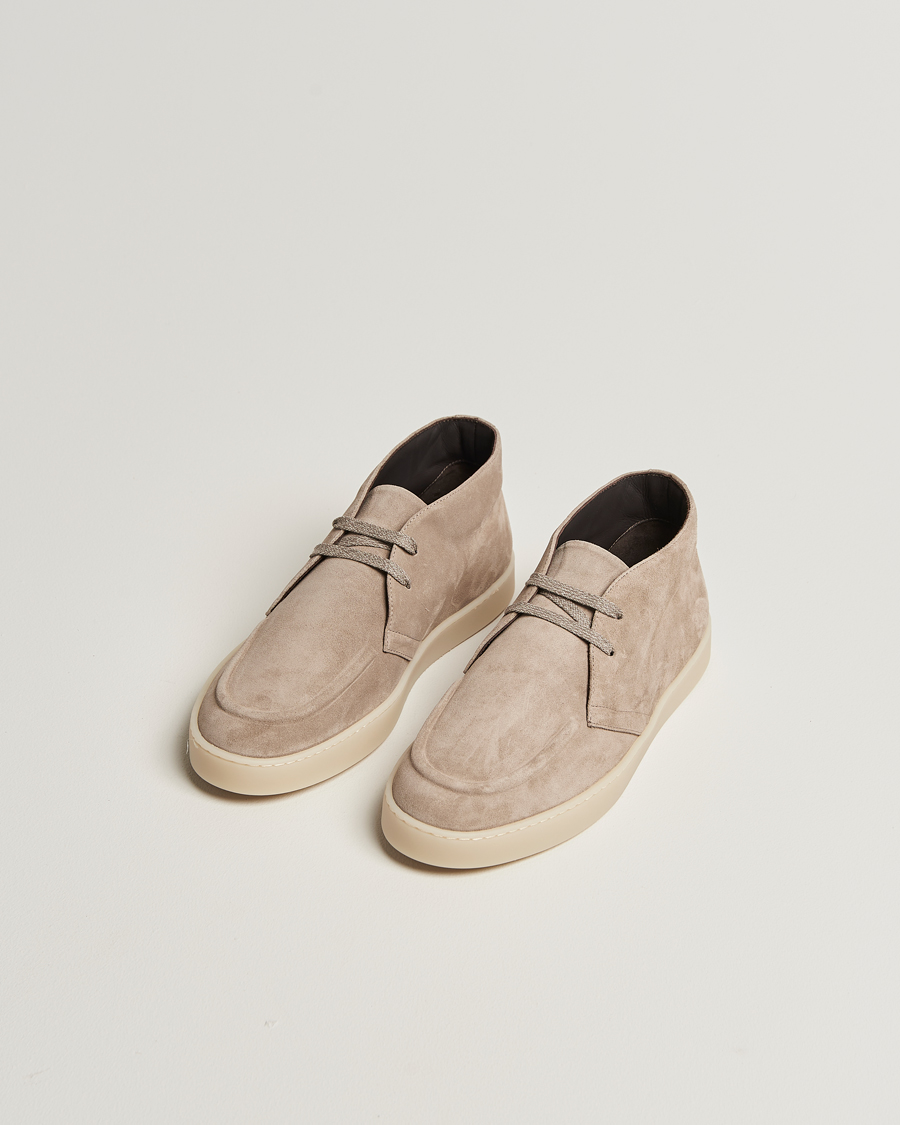 Men | Boots | Canali | Chukka Boots Beige Suede