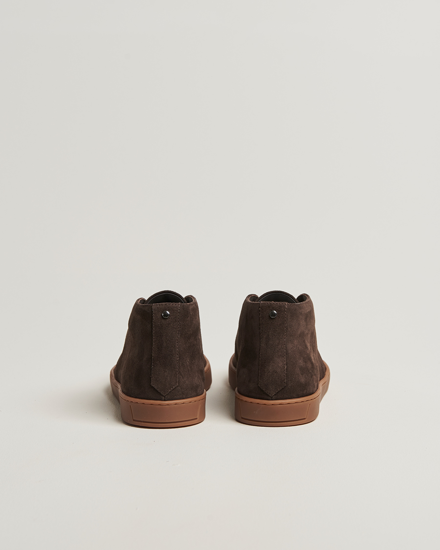 Men | Boots | Canali | Chukka Boots Dark Brown Suede