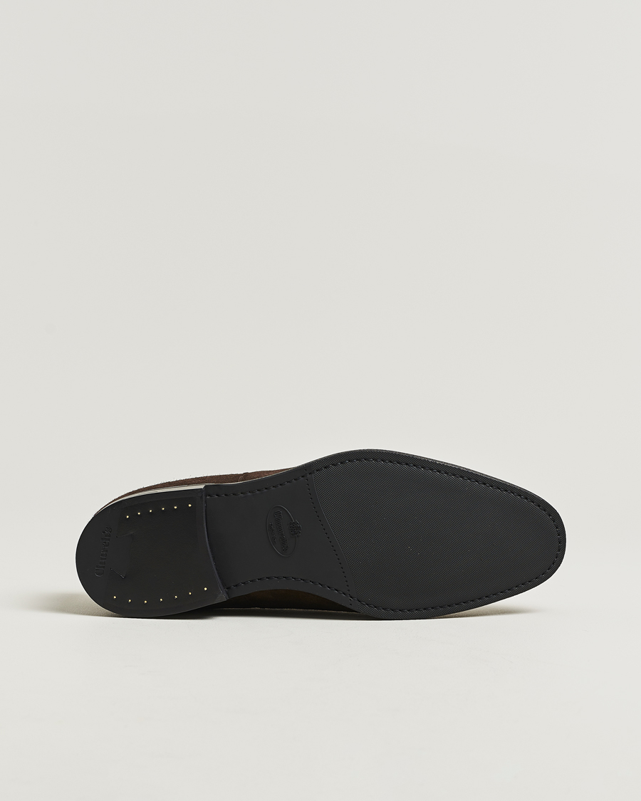 Men | Oxford Shoes | Church's | Consul Suede Oxford Dark Brown