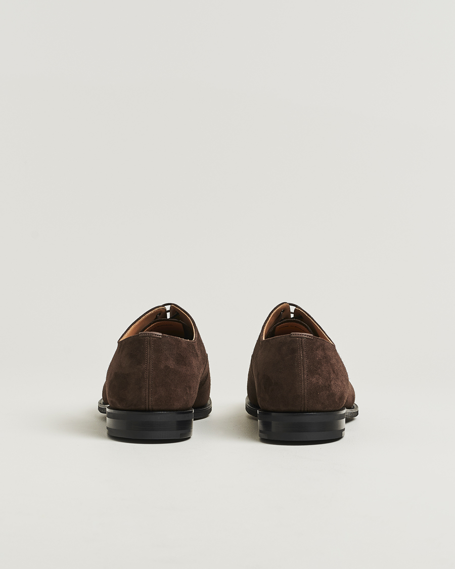 Men | Oxford Shoes | Church's | Consul Suede Oxford Dark Brown