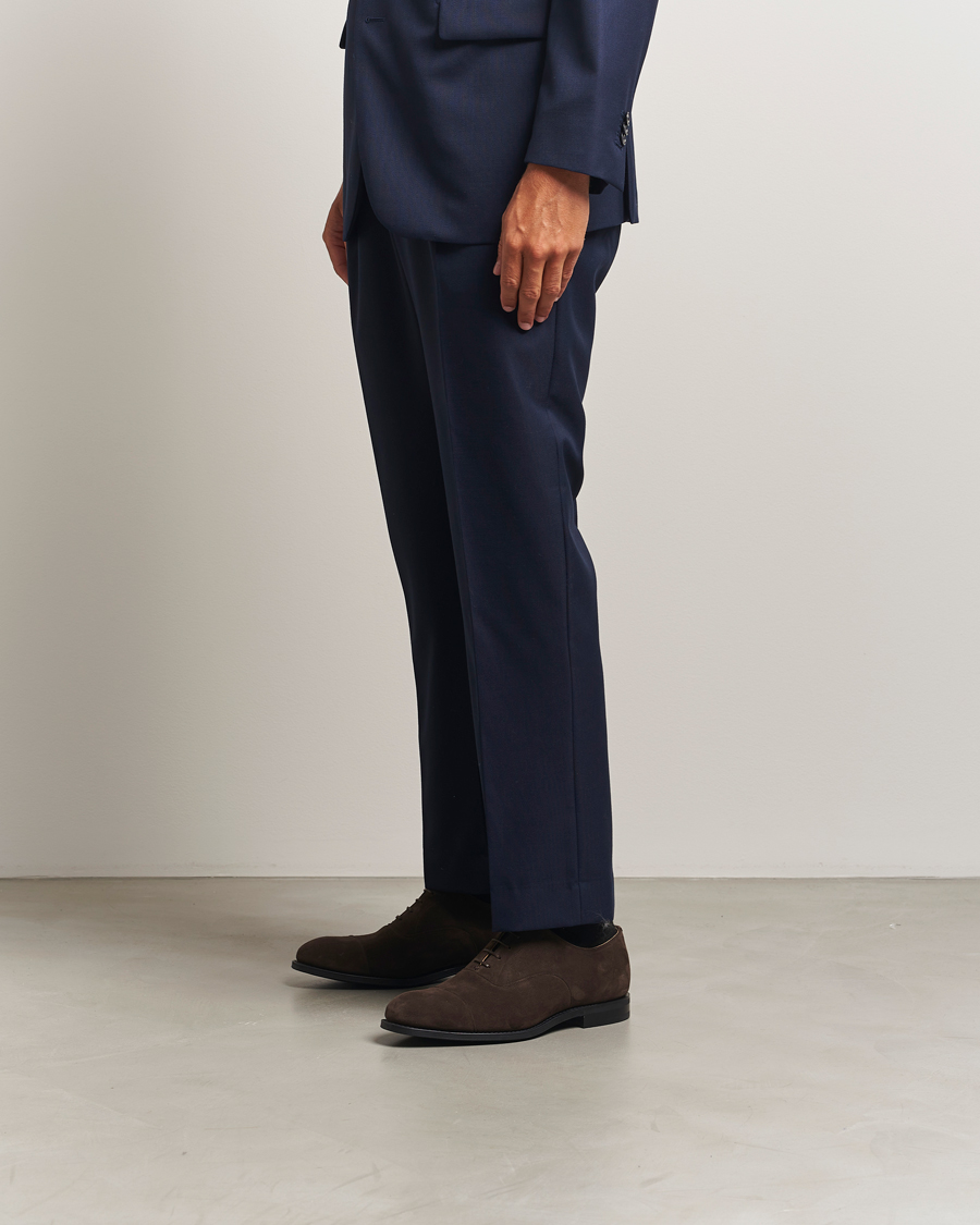 Men | Oxford Shoes | Church's | Consul Suede Oxford Dark Brown