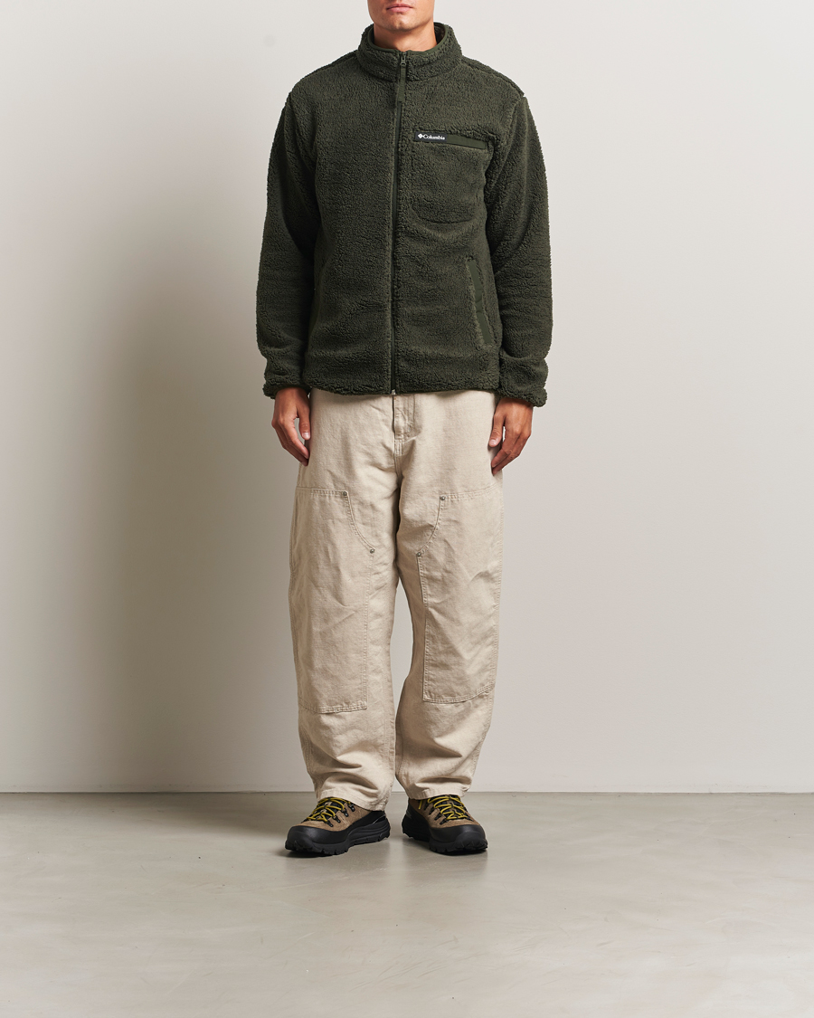 Men | Sweaters & Knitwear | Columbia | Rugged Ridge High Pile Full Zip Greenscape