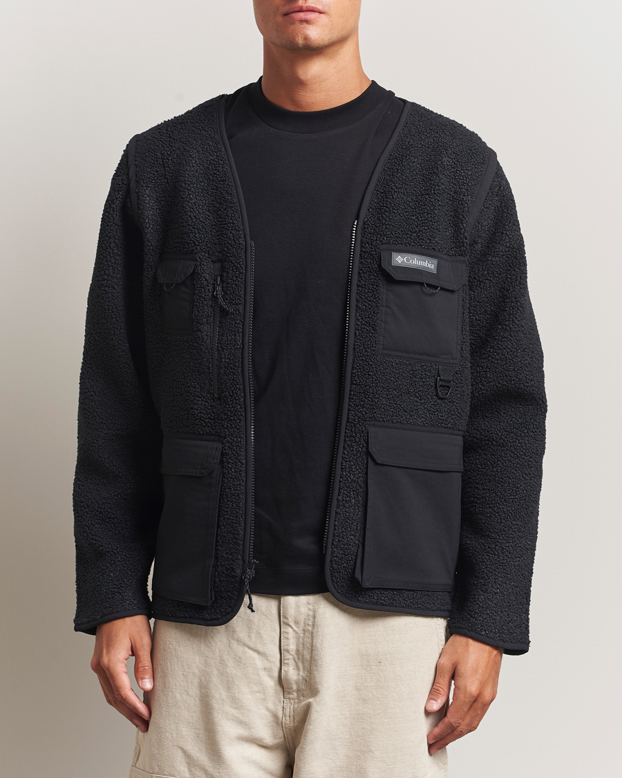 Men | Sweaters & Knitwear | Columbia | Granite Point Convertible Fleece Black