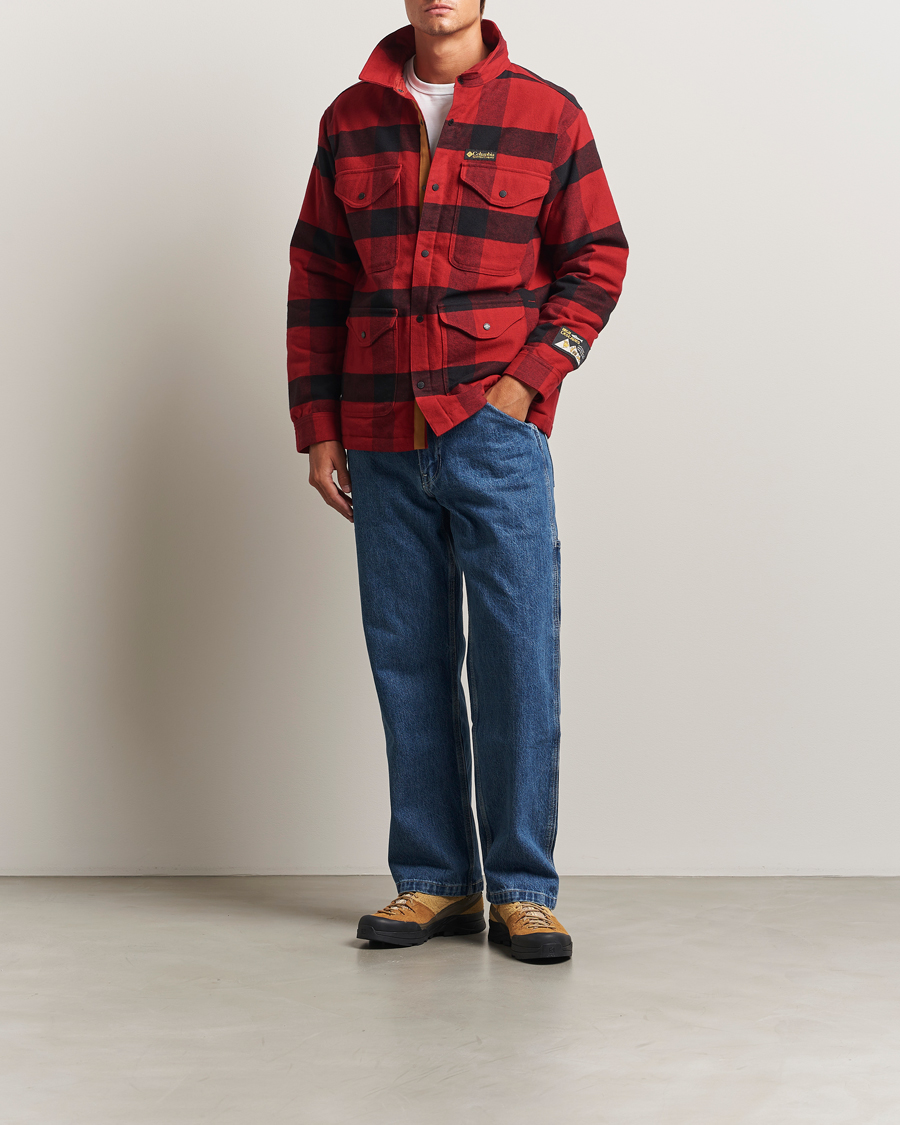 Men | Shirts | Columbia | High Cascades Shirt Jacket Red