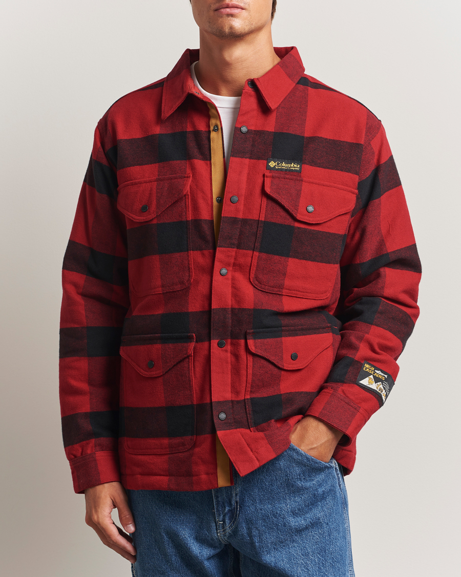 Men | Shirts | Columbia | High Cascades Shirt Jacket Red