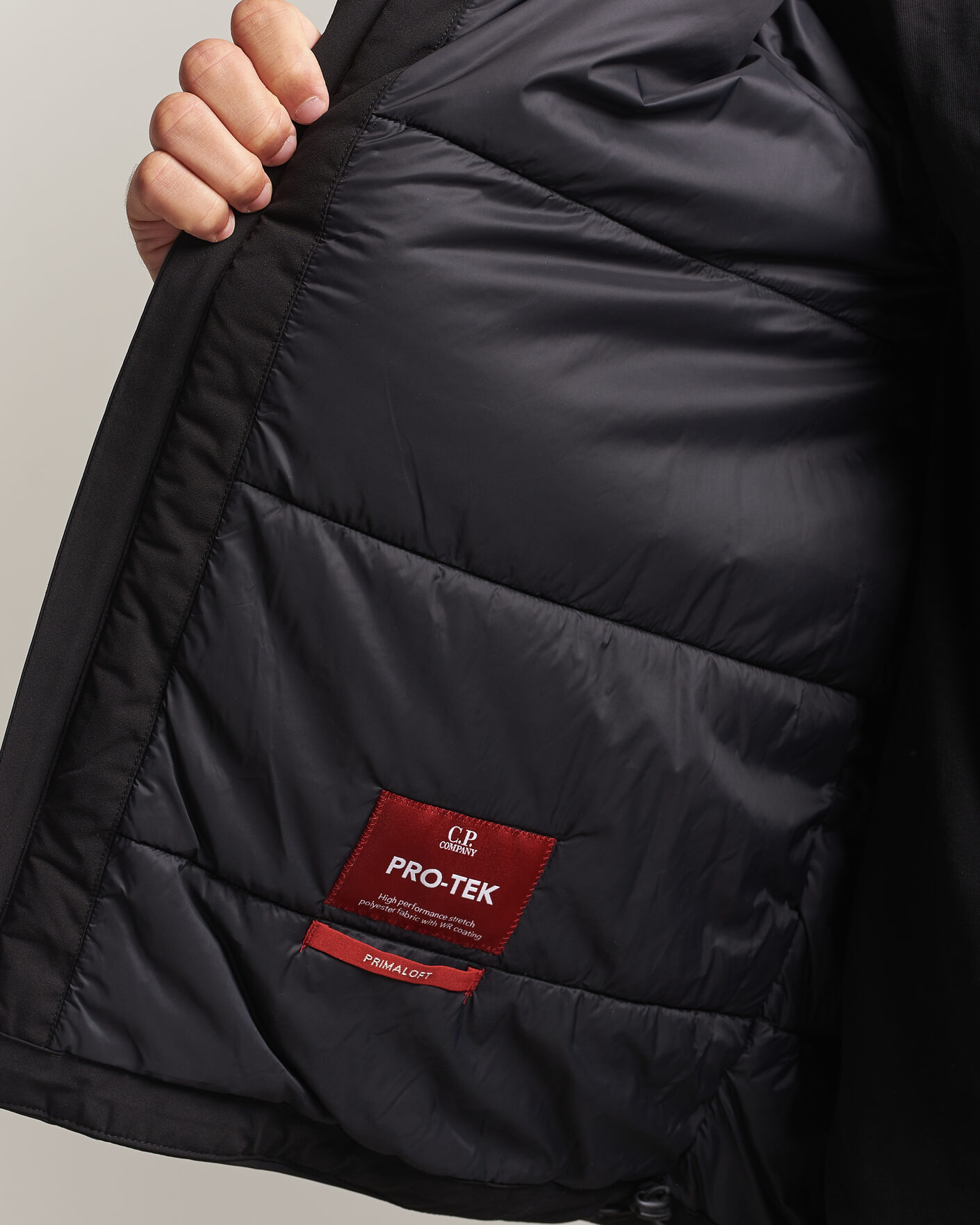 Men | Coats & Jackets | C.P. Company | Pro-Tek Lightweight Hood Jacket Black