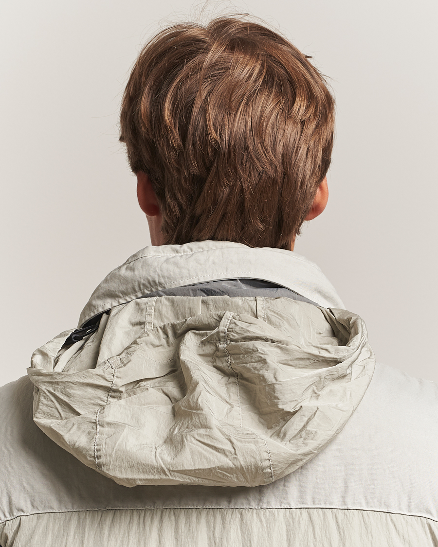 Men | Gilets | C.P. Company | Eco Chrome Mixed Down Vest Light Grey