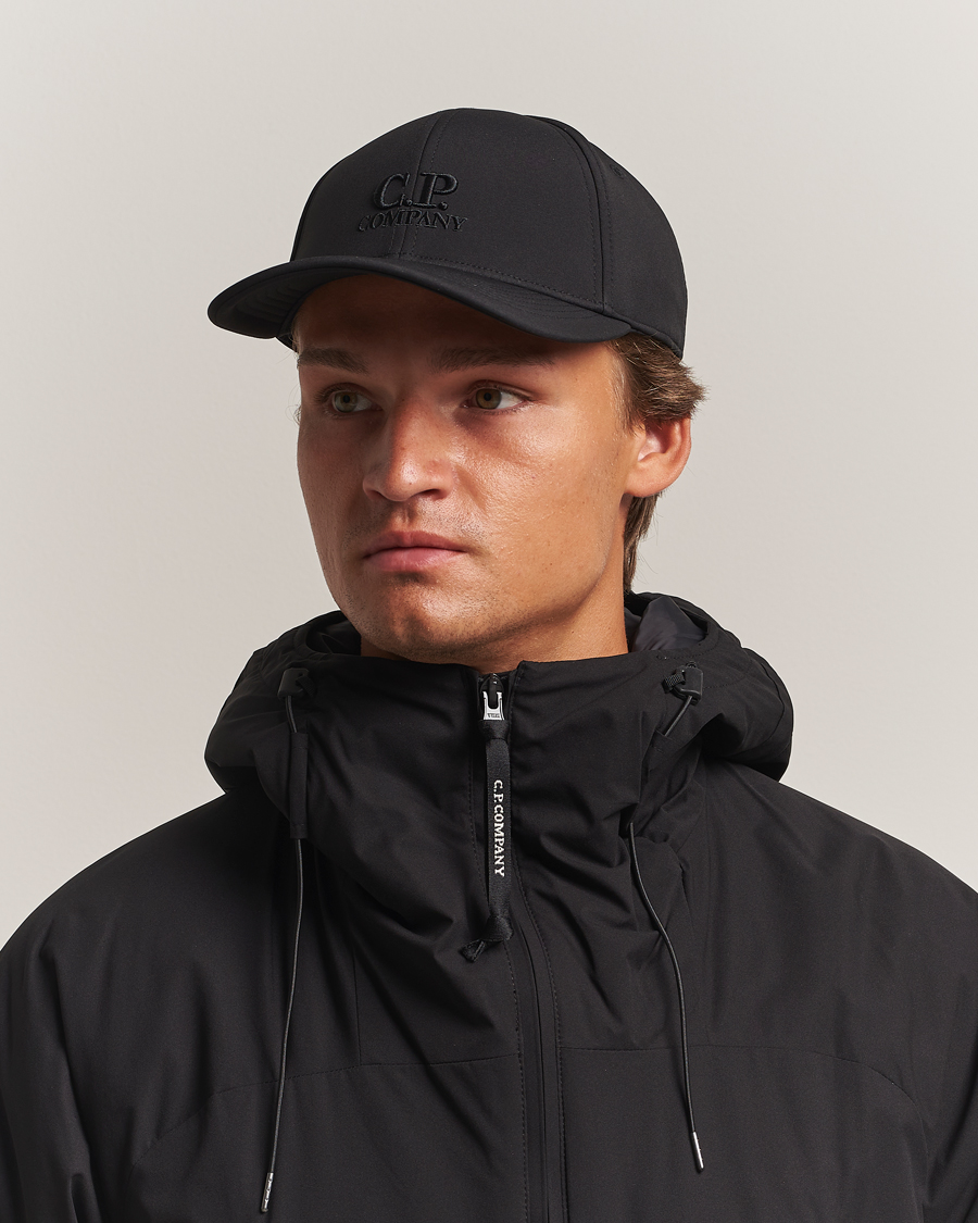 Men | Hats & Caps | C.P. Company | CP Shell Baseball Cap Black