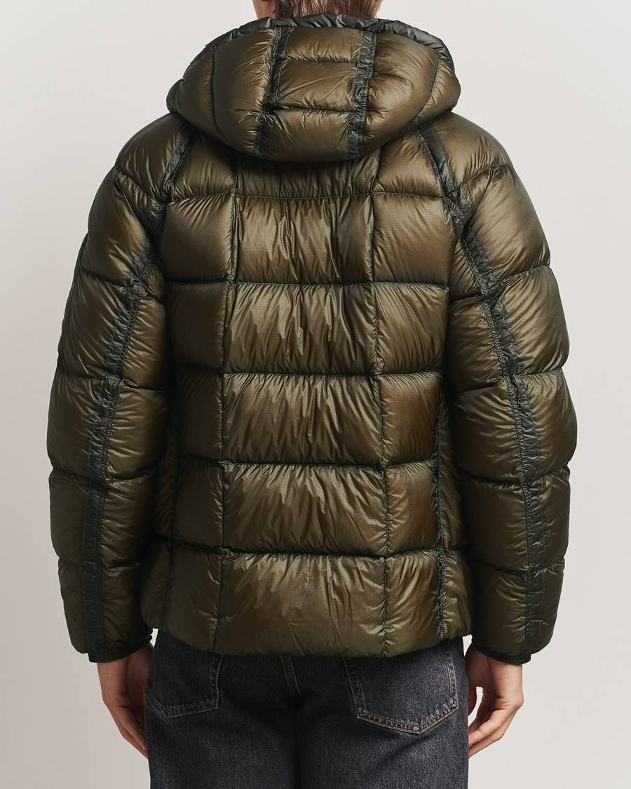 Men | Coats & Jackets | C.P. Company | DD Shell Padded Hood Jacket Dark Green