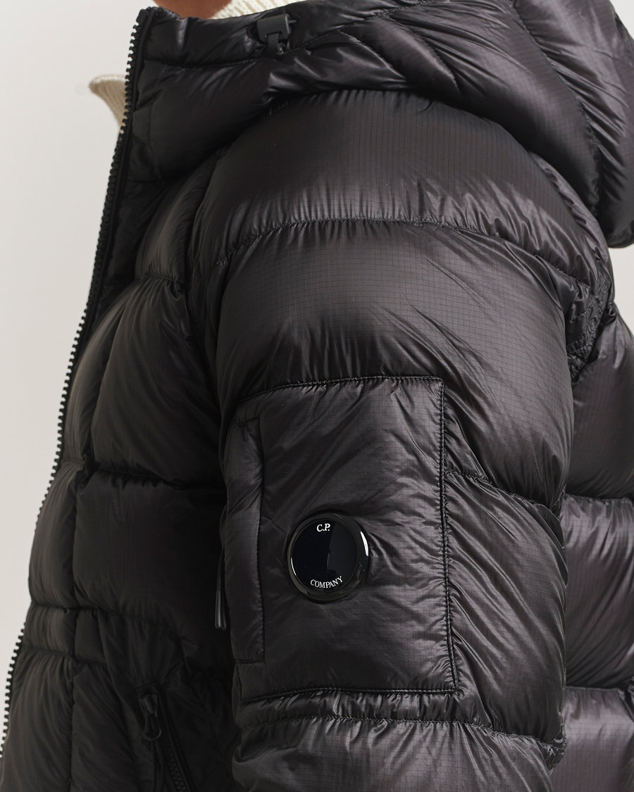 Men | Coats & Jackets | C.P. Company | DD Shell Padded Hood Jacket Black