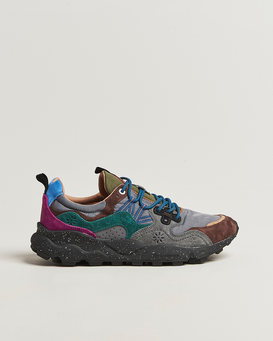 Men | Sneakers | Flower Mountain | Yamano 3 Suede Sneaker Black/Grey