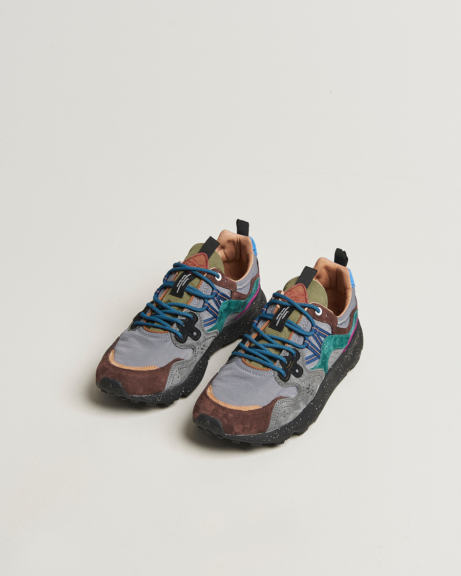 Men | Sneakers | Flower Mountain | Yamano 3 Suede Sneaker Black/Grey